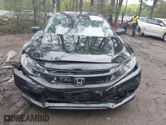 2019 Honda Civic LX with VIN 19XFC2F64KE041024, listed as a IAAI auction lot 42020159 with 36,870 mi miles and . Bid and sale history available at DreamBid. Image 12.
