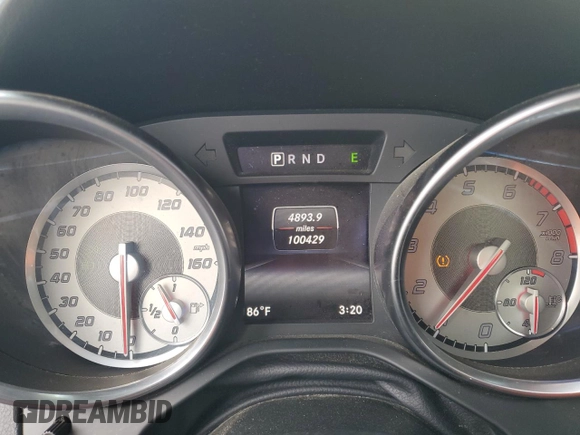 2016 Mercedes-Benz SLK 350 with VIN WDDPK5HA3GF115546, listed as a Copart auction lot 56627415 with 100,429 mi miles and Salvage title. Bid and sale history available at DreamBid. Image 9.