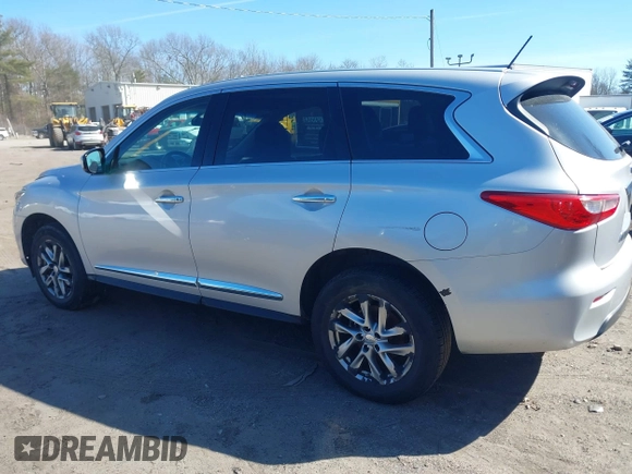 2013 Infiniti JX35 z VIN 5N1AL0MM1DC325491, wystawiony jako IAAI lot #41784006 z przebiegiem 168 557 mil mil oraz . Historia ofert i sprzedaży dostępna na DreamBid. Obrazek 14.