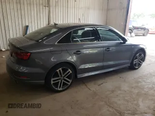 2017 Audi A3 Sedan Premium Plus with VIN WAUJ8GFF7H1060118, listed as a Copart auction lot 60925654 with 58,913 mi miles and Salvage Title. Bid and sale history available at carsss.com. Image 3.