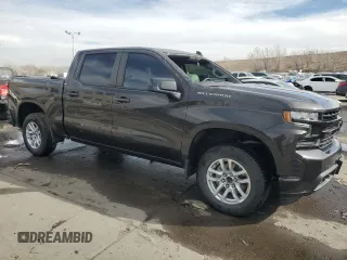 2021 Chevrolet Silverado 1500 RST with VIN 1GCPYEEK9MZ358035, listed as a Copart auction lot 42229575 with 41,519 mi miles and Salvage Title. Bid and sale history available at DreamBid. Image 4.