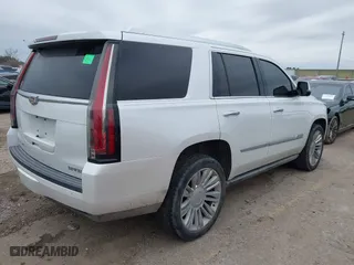 2016 Cadillac Escalade Platinum with VIN 1GYS3DKJ0GR405742, listed as a IAAI auction lot 41639802 with 77,576 mi miles. Bid and sale history available at carsss.com. Image 4.