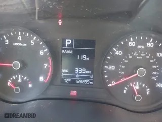 2018 Kia Rio LX with VIN 3KPA24AB4JE086105, listed as a IAAI auction lot 42062323 with 128,289 mi miles. Bid and sale history available at carsss.com. Image 16.