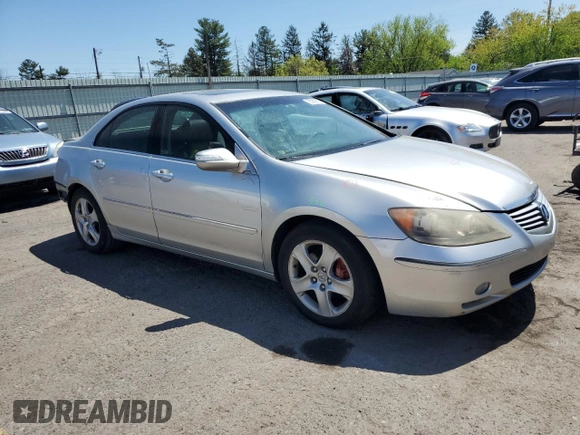 2006 Acura RL z VIN JH4KB16556C008497, wystawiony jako Copart lot #55069615 z przebiegiem 204 350 mil mil oraz Szkoda całkowita • Salvage title. Historia ofert i sprzedaży dostępna na DreamBid. Obrazek 4.