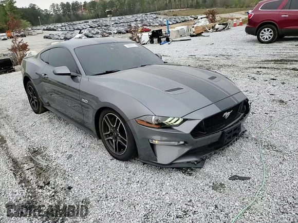 2021 Ford Mustang GT with VIN 1FA6P8CF5M5123683, listed as a Copart auction lot 50895515 with 83,245 mi miles and Salvage title. Bid and sale history available at DreamBid. Image 10.