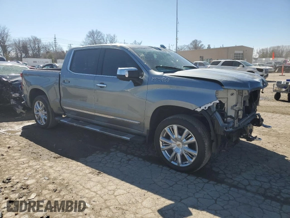 2023 Chevrolet Silverado 1500 with VIN 2GCUDJED9P1123897, listed as a Copart auction lot 46908315 with 27,712 mi miles and Salvage Title. Bid and sale history available at DreamBid. Image 4.