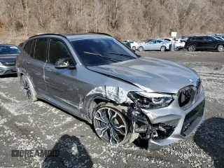2021 BMW X3 M with VIN 5YMTS0C04M9F07868, listed as a Copart auction lot 44930305 with 0 mi miles and Salvage Title. Bid and sale history available at carsss.com. Image 4.