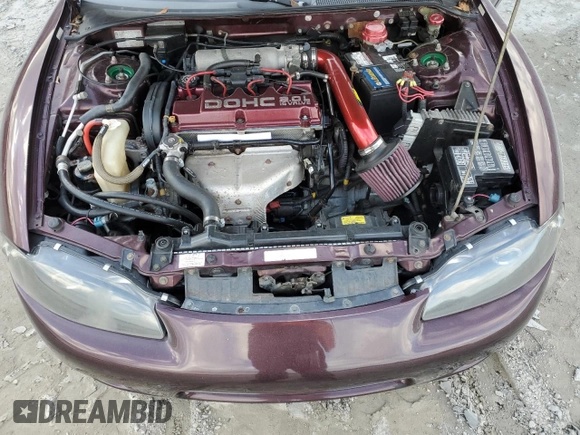 1999 Mitsubishi Eclipse with VIN 4A3AK44Y7XE104372, listed as a Copart auction lot 78361734 with 112,595 mi miles and Salvage Title. Bid and sale history available at DreamBid. Image 11.
