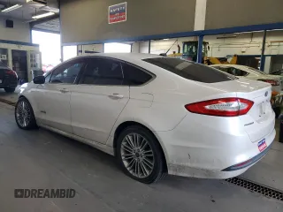 2014 Ford Fusion SE Hybrid with VIN 3FA6P0LU7ER349951, listed as a Copart auction lot 48247925 with 197,441 mi miles and Salvage Title. Bid and sale history available at DreamBid. Image 2.