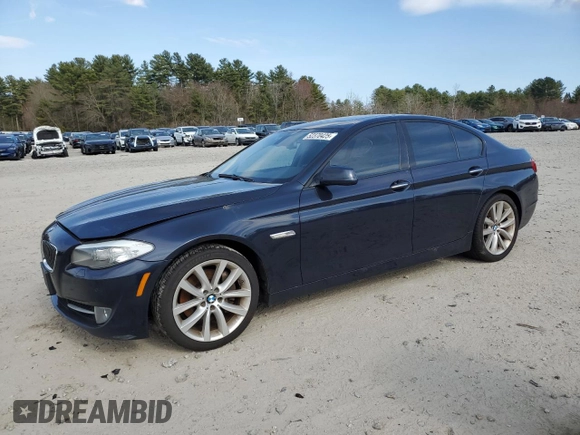2011 BMW 5 Series 535i with VIN WBAFR7C54BC267172, listed as a Copart auction lot 52370425 with 131,189 mi miles and Clean Title. Bid and sale history available at carsss.com. Image 1.