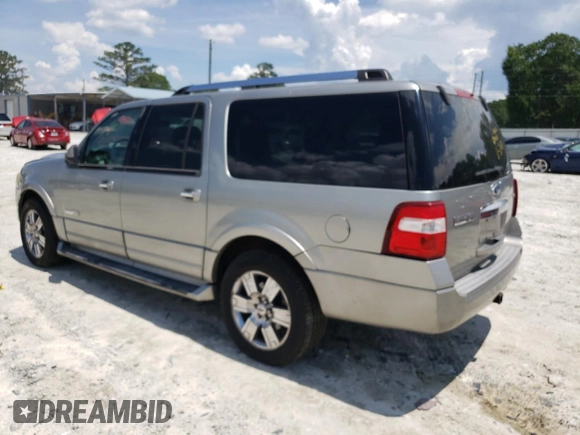 2008 Ford Expedition EL Limited with VIN 1FMFK19588LA61076, listed as a Copart auction lot 59097743 with 182,803 mi miles and Salvage Title. Bid and sale history available at carsss.com. Image 2.