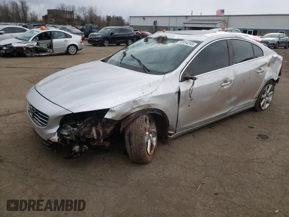 2016 Volvo S60 T5 Premier with VIN YV1612TK2G2399423, listed as a Copart auction lot 50554245 with 0 mi miles and Salvage Title. Bid and sale history available at carsss.com. Image 1.