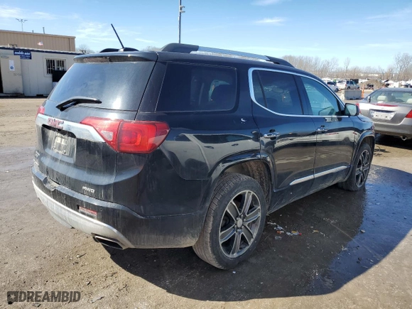 2017 GMC Acadia Denali with VIN 1GKKNXLS9HZ272624, listed as a Copart auction lot 45777535 with 174,351 mi miles and Salvage Title. Bid and sale history available at carsss.com. Image 3.