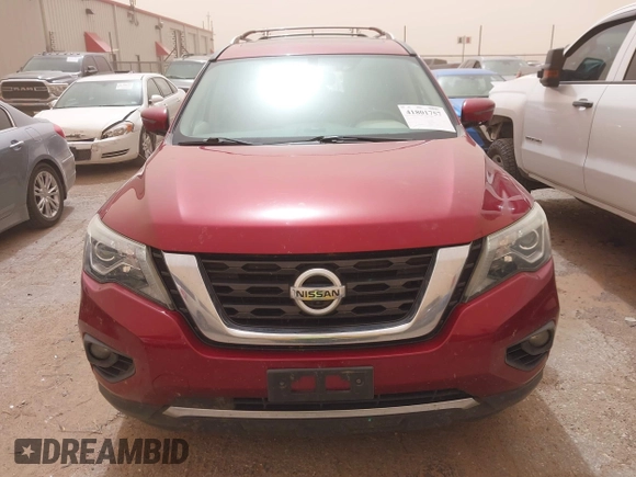 2018 Nissan Pathfinder S with VIN 5N1DR2MN6JC613762, listed as a IAAI auction lot 41801757 with 40,172 mi miles and . Bid and sale history available at DreamBid. Image 12.