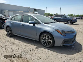 2022 Toyota Corolla SE with VIN 5YFS4MCE4NP110638, listed as a Copart auction lot 53544485 with 22,905 mi miles and Salvage Title. Bid and sale history available at DreamBid. Image 4.