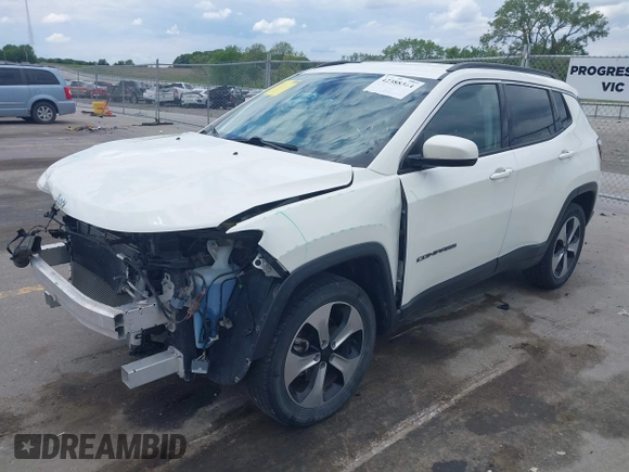 2018 Jeep Compass Altitude with VIN 3C4NJDBB4JT232968, listed as a IAAI auction lot 42388364 with 89,942 mi miles and . Bid and sale history available at DreamBid. Image 17.