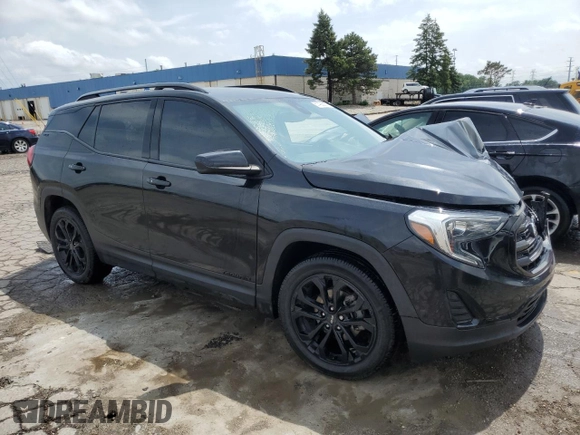 2020 GMC Terrain SLE with VIN 3GKALMEV2LL172632, listed as a Copart auction lot 61428865 with Not provided miles and Salvage title. Bid and sale history available at DreamBid. Image 4.