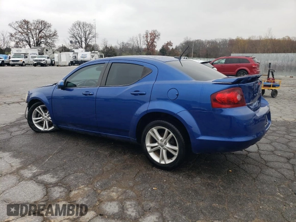 2013 Dodge Avenger SXT z VIN 1C3CDZCG6DN581807, wystawiony jako Copart lot #81929854 z przebiegiem 83 410 mil mil oraz Szkoda całkowita • Salvage title. Historia ofert i sprzedaży dostępna na DreamBid. Obrazek 2.