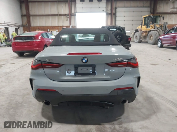 2023 BMW 4 Series 430i xDrive with VIN WBA43AT02PCM45372, listed as a IAAI auction lot 41736410 with 16,695 mi miles and . Bid and sale history available at DreamBid. Image 15.