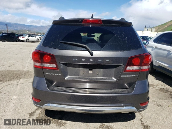 2017 Dodge Journey Crossroad Plus with VIN 3C4PDCGB9HT501527, listed as a Copart auction lot 49159915 with 101,106 mi miles and Salvage Title. Bid and sale history available at carsss.com. Image 6.