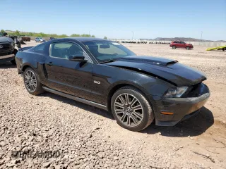 2011 Ford Mustang GT with VIN 1ZVBP8CF0B5152320, listed as a Copart auction lot 57822845 with 132,024 mi miles and Salvage title. Bid and sale history available at DreamBid. Image 4.