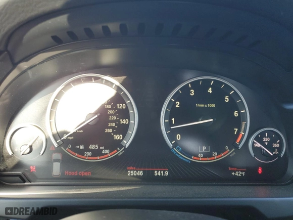 2017 BMW X5 sDrive35i with VIN 5UXKR2C35H0X06214, listed as a Copart auction lot 50263475 with 25,046 mi miles and Salvage Title. Bid and sale history available at carsss.com. Image 9.