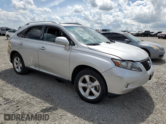 2011 Lexus RX 350 with VIN 2T2BK1BAXBC119905, listed as a Copart auction lot 54163025 with Not Provided miles and Clean Title. Bid and sale history available at DreamBid. Image 4.