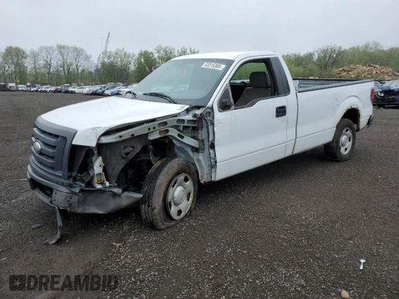 2009 Ford F-150 XL with VIN 1FTRF12W89KB80567, listed as a Copart auction lot 55315305 with 144,411 mi miles and Salvage Title. Bid and sale history available at carsss.com. Image 1.