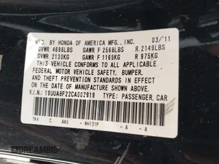 2012 Acura TL Auto z VIN 19UUA8F22CA002919, wystawiony jako IAAI lot #41782626 z przebiegiem 156 394 mil mil oraz . Historia ofert i sprzedaży dostępna na DreamBid. Obrazek 9.