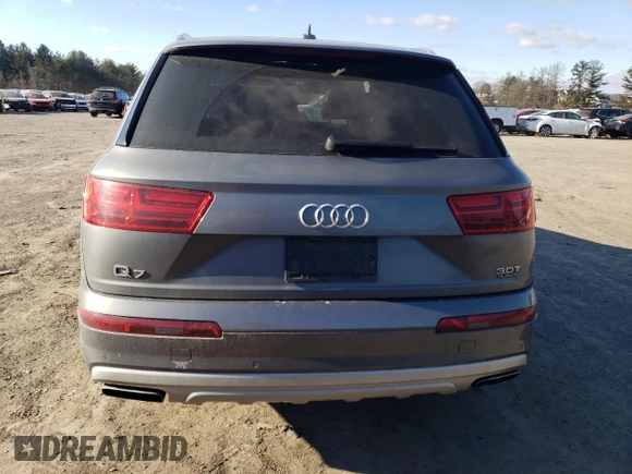 2017 Audi Q7 Premium Plus with VIN WA1LAAF70HD031848, listed as a Copart auction lot 46226255 with 128,935 mi miles and Salvage Title. Bid and sale history available at carsss.com. Image 6.