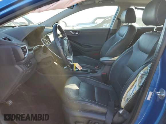 2017 Hyundai Ioniq Limited with VIN KMHC85LC7HU018827, listed as a Copart auction lot 42440655 with 125,104 mi miles and Salvage Title. Bid and sale history available at DreamBid. Image 7.