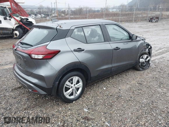 2023 Nissan Kicks S with VIN 3N1CP5BV7PL570740, listed as a IAAI auction lot 41663618 with 15,076 mi miles and . Bid and sale history available at carsss.com. Image 4.