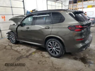 2025 BMW X5 xDrive40i with VIN 5UX23EU01S9Y34671, listed as a Copart auction lot 45758765 with 0 mi miles and Salvage Title. Bid and sale history available at carsss.com. Image 2.