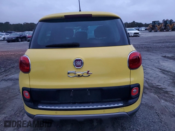 2014 FIAT 500L Trekking with VIN ZFBCFADH6EZ019868, listed as a Copart auction lot 79060774 with 93,118 mi miles and Salvage Title. Bid and sale history available at carsss.com. Image 6.