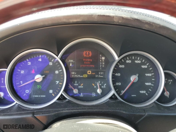 2004 Porsche Cayenne Turbo with VIN WP1AC29PX4LA94057, listed as a Copart auction lot 53195655 with 117,524 mi miles and Clean Title. Bid and sale history available at carsss.com. Image 9.
