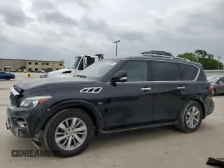 2015 Infiniti QX80 z VIN JN8AZ2NF2F9571033, wystawiony jako Copart lot #54500655 z przebiegiem 116 418 mil mil oraz Szkoda całkowita • Salvage title. Historia ofert i sprzedaży dostępna na DreamBid. Obrazek 1.