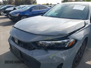 2025 Honda Civic Sport with VIN 2HGFE2F5XSH506137, listed as a IAAI auction lot 42045331 with 19,324 mi miles and . Bid and sale history available at DreamBid. Image 6.