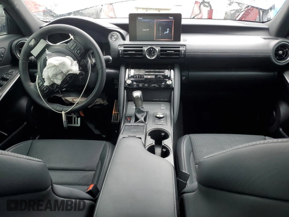 2023 Lexus IS 350 F Sport with VIN JTHGZ1B23P5068846, listed as a Copart auction lot 51160415 with 10,279 mi miles and Salvage title. Bid and sale history available at DreamBid. Image 8.