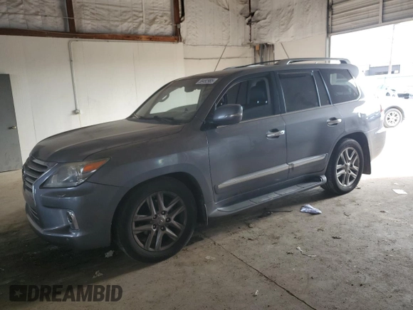 2013 Lexus LX 570 with VIN JTJHY7AX5D4102048, listed as a Copart auction lot 58492985 with 204,479 mi miles and Clean title. Bid and sale history available at DreamBid. Image 1.