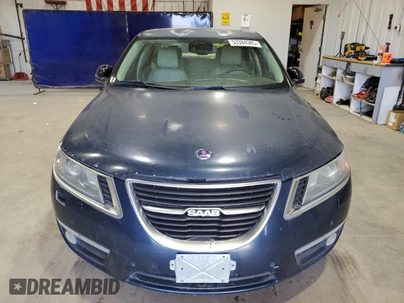 2011 Saab 9-5 Turbo4 with VIN YS3GN4AR1B4004762, listed as a Copart auction lot 53384385 with 156,279 mi miles and Clean Title. Bid and sale history available at carsss.com. Image 5.