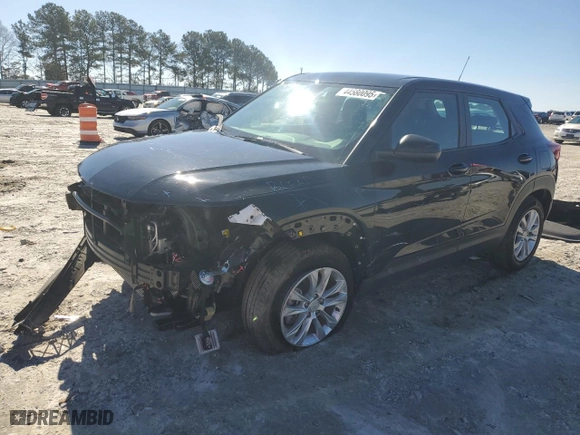 2023 Chevrolet TrailBlazer LS with VIN KL79MMS29PB175330, listed as a Copart auction lot 44580095 with 11,433 mi miles and Salvage Title. Bid and sale history available at carsss.com. Image 1.