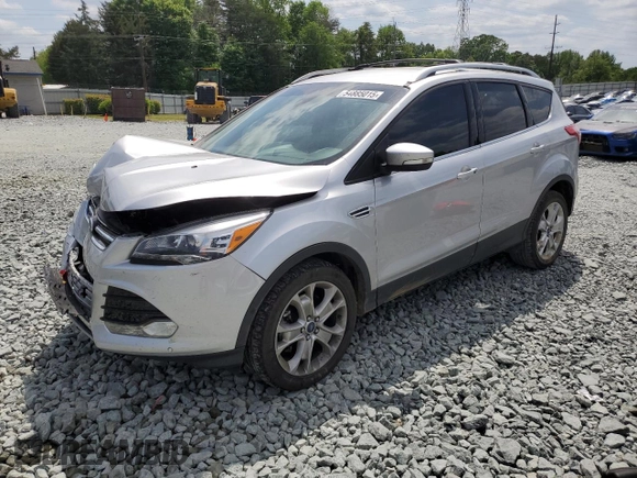 2015 Ford Escape Titanium with VIN 1FMCU9J91FUB46181, listed as a Copart auction lot 54885015 with 100,919 mi miles and Salvage title. Bid and sale history available at DreamBid. Image 1.