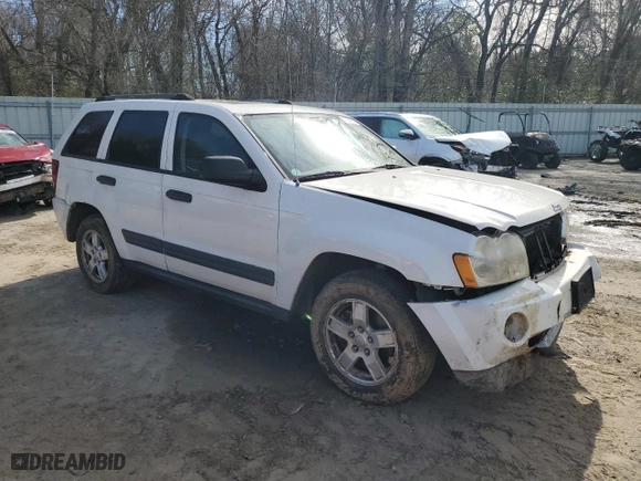 2006 Jeep Grand Cherokee Laredo with VIN 1J4GS48K66C110767, listed as a Copart auction lot 47358545 with 0 mi miles and Salvage Title. Bid and sale history available at carsss.com. Image 4.