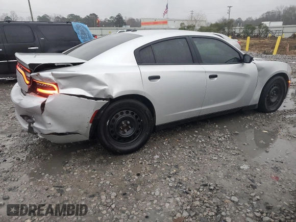 2018 Dodge Charger Police with VIN 2C3CDXKT0JH330370, listed as a Copart auction lot 87952225 with 141,104 mi miles and Salvage Title. Bid and sale history available at carsss.com. Image 3.
