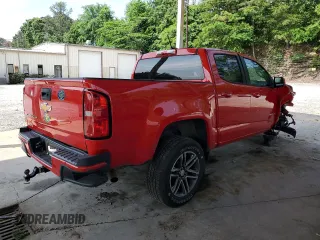 2019 Chevrolet Colorado 2WD Work Truck z VIN 1GCGSBEN1K1352591, wystawiony jako Copart lot #55156865 z przebiegiem 77 742 mil mil oraz Szkoda całkowita • Salvage title. Historia ofert i sprzedaży dostępna na DreamBid. Obrazek 3.
