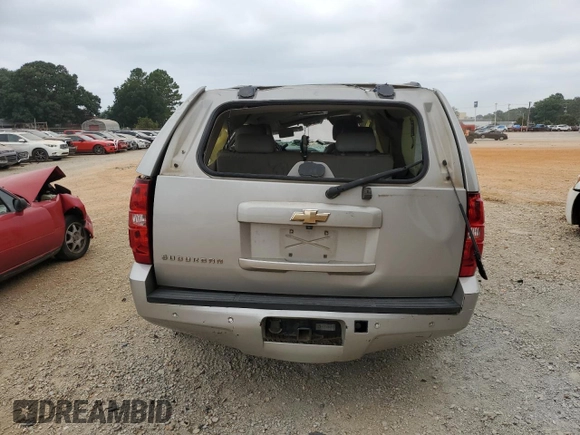2008 Chevrolet Suburban LTZ with VIN 1GNFC16J48R118641, listed as a Copart auction lot 66723344 with 211,164 mi miles and Salvage Title. Bid and sale history available at carsss.com. Image 6.