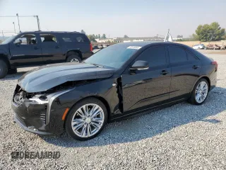 2023 Cadillac CT4 Premium Luxury with VIN 1G6DB5RK2P0106721, listed as a Copart auction lot 70818694 with 19,753 mi miles and Salvage Title. Bid and sale history available at carsss.com. Image 1.