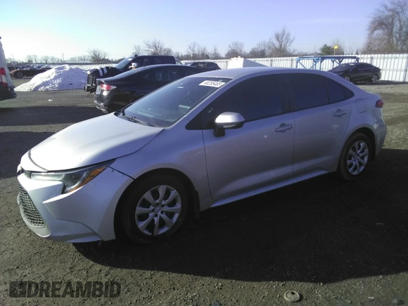 2021 Toyota Corolla L with VIN 5YFBPMBE0MP154210, listed as a Copart auction lot 48255465 with 159,307 mi miles and Salvage Title. Bid and sale history available at carsss.com. Image 1.