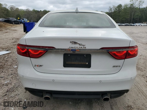 2017 Jaguar XF 35t Prestige with VIN SAJBE4BV9HCY29350, listed as a Copart auction lot 51977125 with 80,270 mi miles and Salvage Title. Bid and sale history available at carsss.com. Image 6.