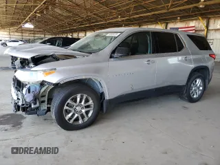 2018 Chevrolet Traverse LS with VIN 1GNERFKW6JJ201551, listed as a Copart auction lot 59800435 with 88,991 mi miles and Salvage title. Bid and sale history available at DreamBid. Image 1.